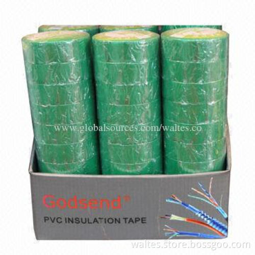 China Manufacturer Green Color PVC Wire Harness Tape
